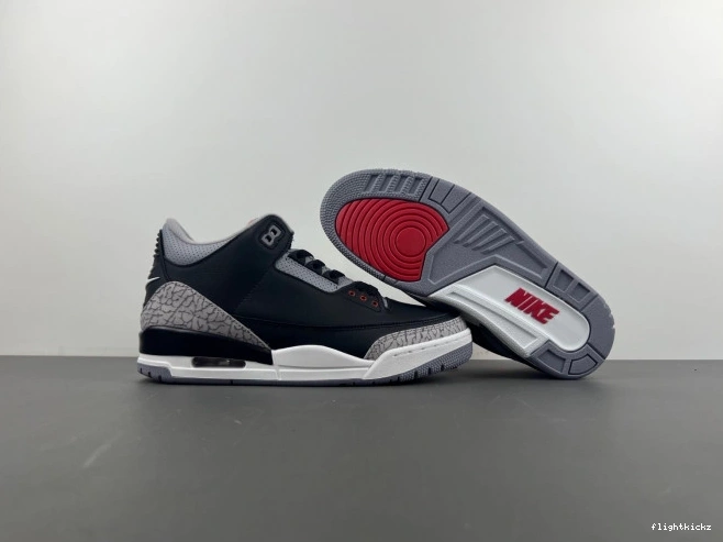 Air DN3707-010 Black 3 Jordan Cement 0823